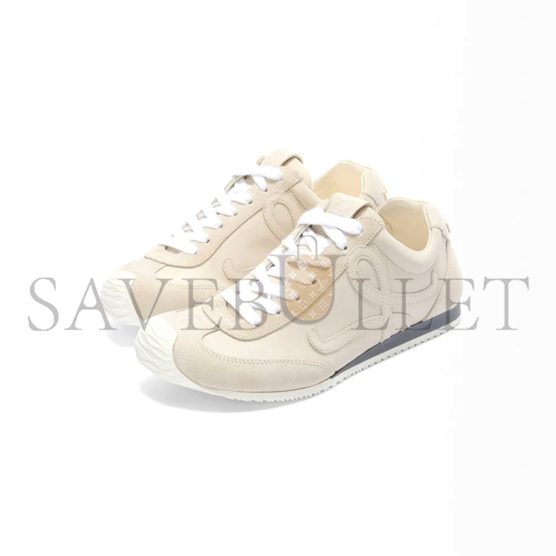 L0ew* ballet runner 2.0 in nylon and calfskin llbr282x03 2